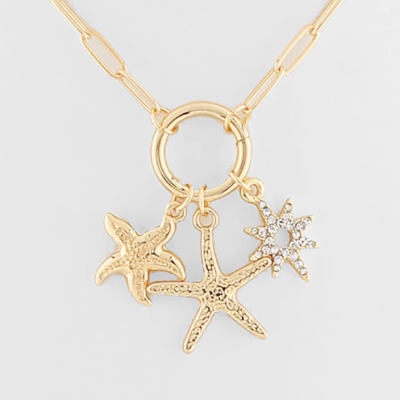 Starfish & Starburst w/Ring Choker - Picture 2 of 2